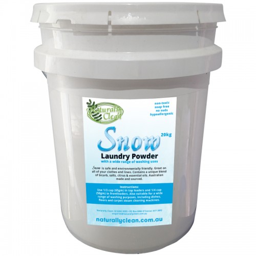 Snow Laundry Powder 10Kgs Naturally Clean